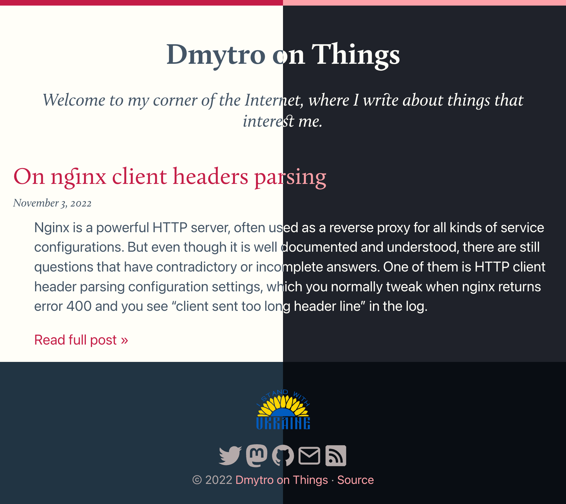 Blog design preview